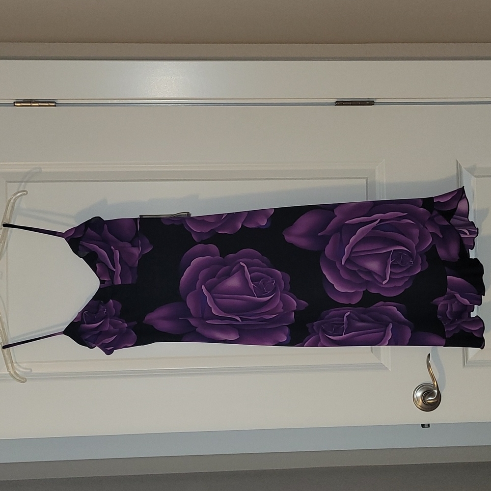Floral Print Spaghetti Strap Dress